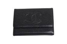 Load image into Gallery viewer, CHANEL シャネル コインケース 小銭入れ 8番台 ココマーク キャビアスキン ブラック フランス製 美品 中古 65953