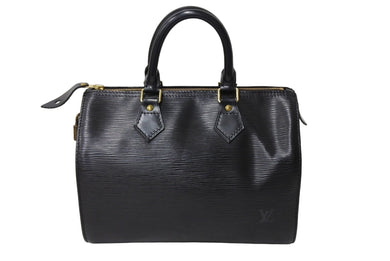 LOUIS VUITTON ルイヴィトン ハンドバッグ エピレザー スピーディ25 M59032 ブラック 美品 中古 65961
