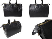 画像をギャラリービューアに読み込む, LOUIS VUITTON ルイヴィトン ハンドバッグ エピレザー スピーディ25 M59032 ブラック 美品 中古 65961