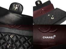 Load image into Gallery viewer, 極美品 CHANEL シャネル チェーンショルダーバッグ マトラッセ23 Wフラップラップ ラムスキン ブラックシルバー 5番台 中古 65965