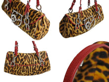 Load image into Gallery viewer, 極美品 Christian Dior クリスチャンディオール ハンドバッグ 03BM-0084 ハラコ アニマル レオパード 中古 65973