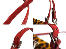 Load image into Gallery viewer, 極美品 Christian Dior クリスチャンディオール ハンドバッグ 03BM-0084 ハラコ アニマル レオパード 中古 65973