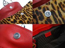 Load image into Gallery viewer, 極美品 Christian Dior クリスチャンディオール ハンドバッグ 03BM-0084 ハラコ アニマル レオパード 中古 65973
