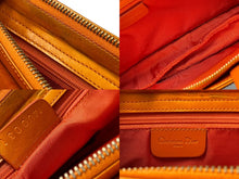 Load image into Gallery viewer, Christian Dior クリスチャンディオール ハンドバッグ カモフラージュ No.2 DIORELLA キャンバス カーキ オレンジ 美品 中古 65992