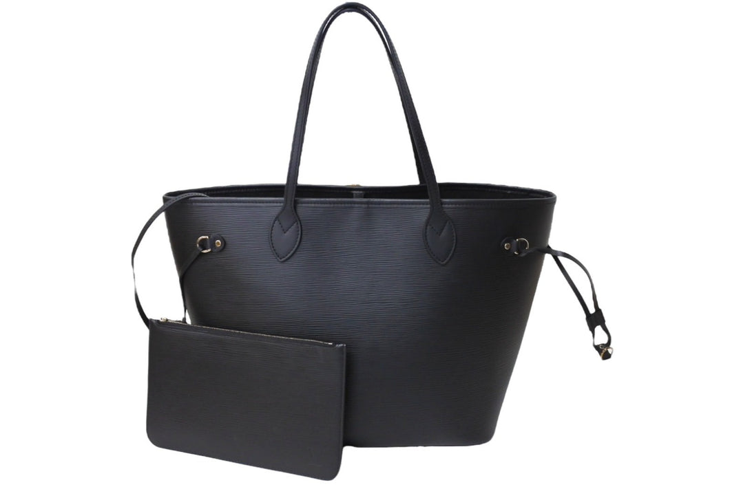 LouisVuitton ルイヴィトン エピ ネヴァーフルMM トートバッグ M40932 UB4105 スペイン製 ブラック ゴールド金具 美品 中古 65994
