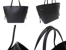画像をギャラリービューアに読み込む, LouisVuitton ルイヴィトン エピ ネヴァーフルMM トートバッグ M40932 UB4105 スペイン製 ブラック ゴールド金具 美品 中古 65994