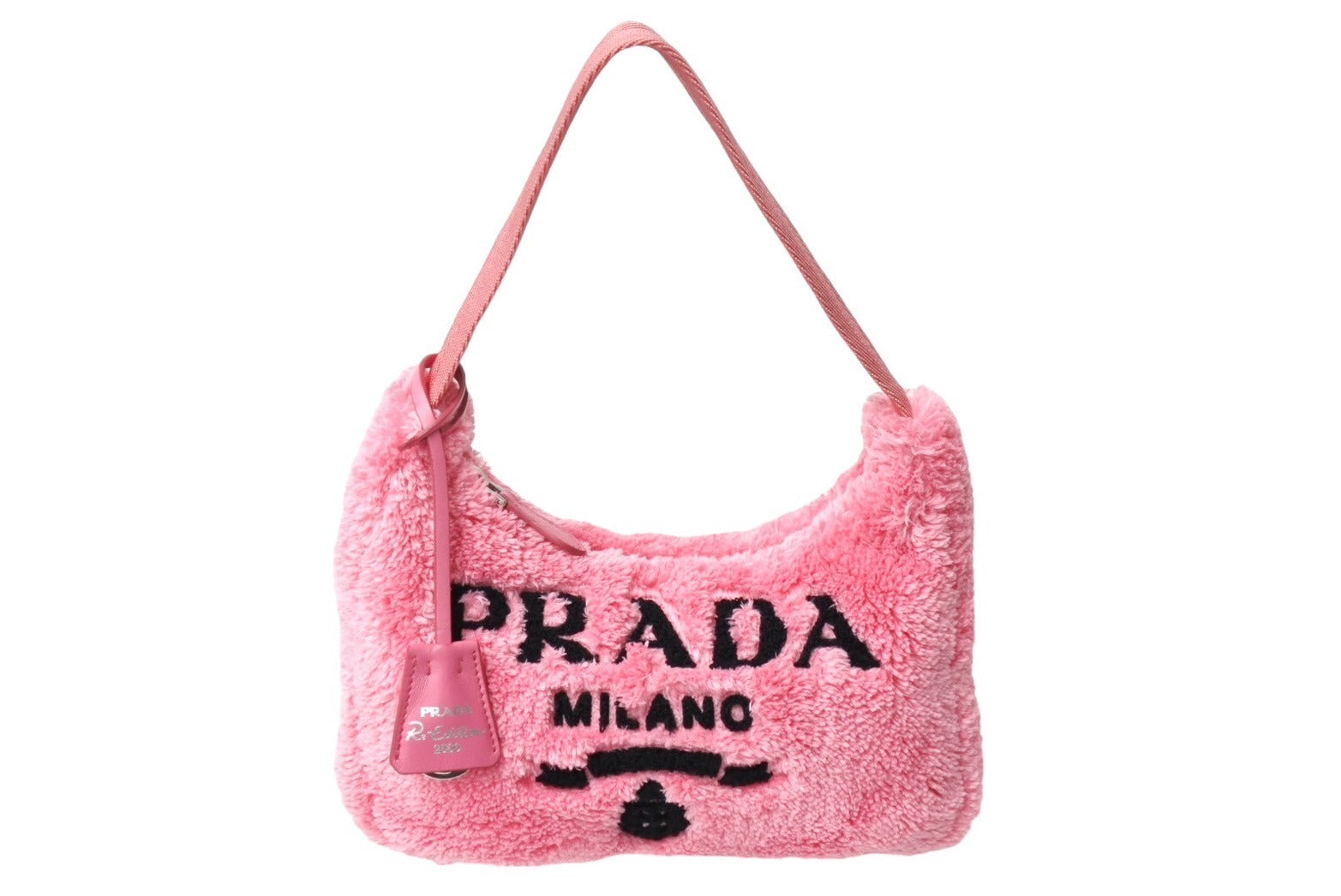 極美品 PRADA プラダ Re-Edition 2000 テリー ミニバッグ ワン