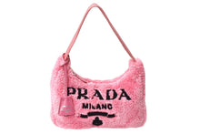 画像をギャラリービューアに読み込む, 極美品 PRADA プラダ Re-Edition 2000 テリー ミニバッグ ワンショルダーバッグ 1NE515 トライアングルロゴ ピンク 中古 65999 