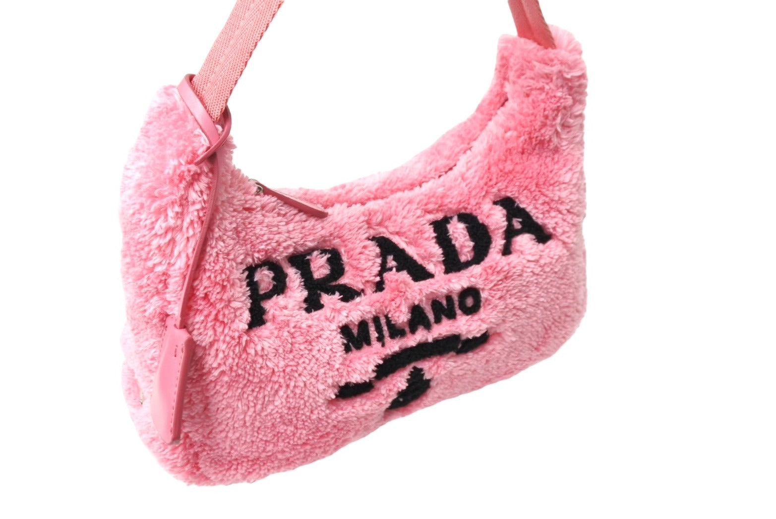 極美品 PRADA プラダ Re-Edition 2000 テリー ミニバッグ ワン