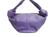 Load image into Gallery viewer, BOTTEGA VENETA ボッテガヴェネタ ダブルノット ミニハンドバッグ P01871360R カーフスキン パープル 美品 中古 66004