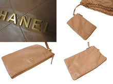 Load image into Gallery viewer, 新品同様 CHANEL22 シャネル ハンドバッグ チェーンショルダーバッグ カーフスキン AS3980 ベージュ ゴールド金具 中古 66009