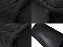 Load image into Gallery viewer, CHANEL シャネル 復刻トートバッグ ハンドバッグ 6番台 グレインドカーフスキン ブラック シルバー金具 美品 中古 66012