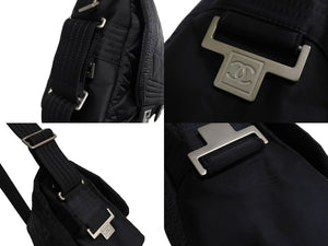 CHANEL シャネル メッセンジャーバッグ スポーツライン 10番台 ブラック 美品 中古 66014