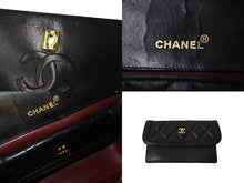Load image into Gallery viewer, CHANEL シャネル チェーンショルダーバッグ マトラッセ23 ポーチ付き 1番台 ラムスキン ブラック ゴールド金具 美品 中古 66030