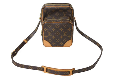 LouisVuitton ルイヴィトン モノグラム アマゾン ショルダーバッグ M45236 TH0061 ブラウン ゴールド金具 美品 中古 66046