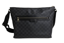 画像をギャラリービューアに読み込む, LouisVuitton ルイヴィトン ミックMM ショルダーバッグ N41106 ダミエグラフィット ブラック シルバー金具 美品 中古 66050