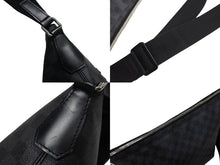 画像をギャラリービューアに読み込む, LouisVuitton ルイヴィトン ミックMM ショルダーバッグ N41106 ダミエグラフィット ブラック シルバー金具 美品 中古 66050