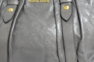 MIUMIU ミュウミュウ ヴィッテロラックス 2WAY ハンドバッグ MIUMIU ミュウミュウ ヴィッテロラックス 2WAY ハンドバッグ