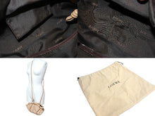 Load image into Gallery viewer, LOEWE ロエベ ナッパアイレ アナグラム 2WAY ショルダーバッグ ハンドバッグ 060802 天然皮革 ベージュ 美品 中古 66061
