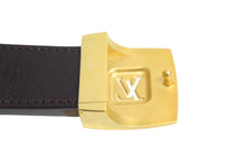 Load image into Gallery viewer, LOUIS VUITTON ルイヴィトン サンチュール LV カット ベルト ブラウン モノグラムキャンバス サイズ75/30 M6887 ゴールド金具 美品 中古 66067