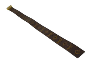 LOUIS VUITTON ルイヴィトン サンチュール LV カット ベルト ブラウン モノグラムキャンバス サイズ75/30 M6887 ゴールド金具 美品 中古 66067