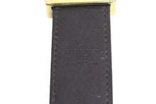 Load image into Gallery viewer, LOUIS VUITTON ルイヴィトン サンチュール LV カット ベルト ブラウン モノグラムキャンバス サイズ75/30 M6887 ゴールド金具 美品 中古 66067