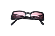 Load image into Gallery viewer, CHANEL シャネル ココマーク サングラス ブラック パープル アイウェア 眼鏡 ロゴ 05977 ゴールド金具 美品 中古 66070