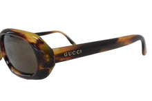 画像をギャラリービューアに読み込む, GUCCI グッチロゴ サングラス ブラウン 茶 アイウェア 眼鏡 グラデーション 51☐21 GG1157 美品 中古 66072 