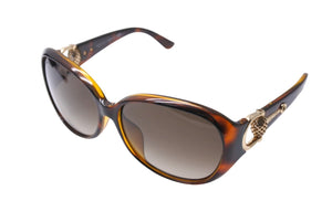 極美品 GUCCI グッチ サングラス サイズ61□15 110 ブラウン ゴールド金具 鼈甲カラー GG 3726/F/S Q18HA 中古 66074 