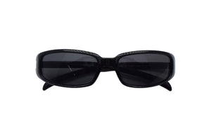 極美品 GUCCI グッチ スクエア サングラス ブラック 黒 アイウェア 眼鏡 ロゴ 55☐17 GG1188 シルバー金具 中古 66075 