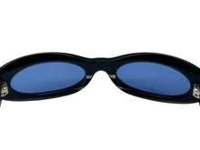 Load image into Gallery viewer, CHANEL シャネル サングラス サイズ52□19 135 ココマーク ブルー ゴールド金具 イタリア製 5007 c.503/65 良品 中古 66076