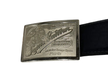 Load image into Gallery viewer, LOUIS VUITTON ルイヴィトン サンチュール ジーンズ ベルト M6812 サイズ90/36 シルバー金具 ブラック 良品 中古 66081