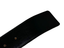 Load image into Gallery viewer, LOUIS VUITTON ルイヴィトン サンチュール ジーンズ ベルト M6812 サイズ90/36 シルバー金具 ブラック 良品 中古 66081