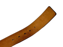 Load image into Gallery viewer, LOUIS VUITTON ルイヴィトン サンチュール ジーンズ ベルト M6812 サイズ90/36 シルバー金具 ブラック 良品 中古 66081