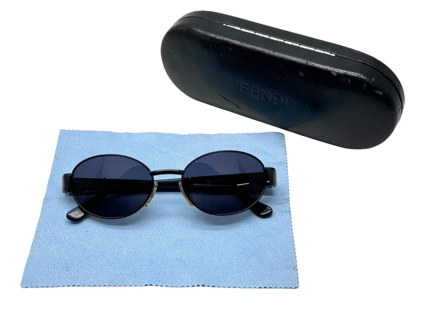 FENDI フェンディ サングラス 眼鏡 ペカンロゴ カラーレンズ メタル 