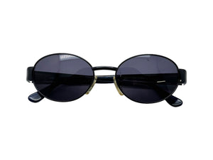 FENDI フェンディ サングラス 眼鏡 ペカンロゴ カラーレンズ メタル SL7166 サイズ51 ネイビー 美品 中古 66083