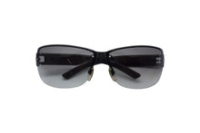 Load image into Gallery viewer, GUCCI グッチ グラデーション サングラス ブラック アイウェア リムレス 小物 ロゴ 眼鏡 66☐10 GG2803 美品 中古 66084
