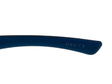 Load image into Gallery viewer, GUCCI グッチ サングラス GG2746/S ホースビット ブルーグラデーション 花柄 73□01 125 ゴールド金具 美品 中古 66085