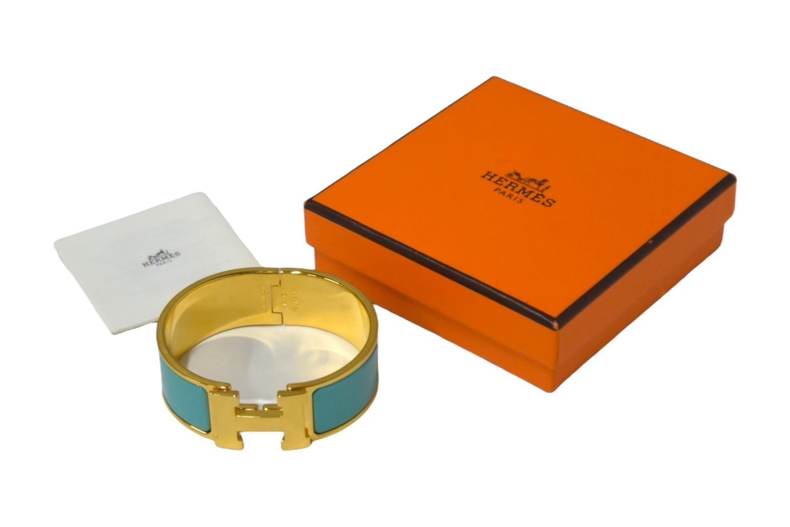 エルメスバングル白地×ブルー系柄 エルメスバングル白地×ブルー系柄 HERMES（ブレスレット