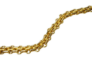 CHANEL シャネル チェーンショルダー バッグ ココマーク 0番台 ブラック A3656 マトラッセ コットン ゴールド金具 中古 66090