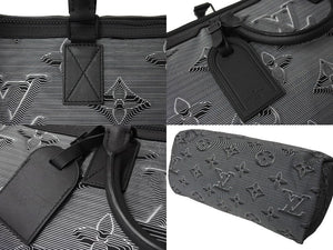 新品同様 LOUIS VUITTON ルイヴィトン キーポルバンドリエールリバーシブル50 M44939 ボストンバッグ グレー 中古 66100