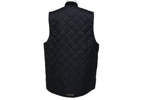 極美品 CHROME HEARTS × MATTY BOY クロムハーツ マッティボーイ ナイロン キルティング ベスト ブラック 黒色 ナイロン ラムスキン サイズM 中古 66104