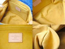 画像をギャラリービューアに読み込む, LOUIS VUITTON ルイヴィトン ミニプリーティ ハンドバッグ M95050 モノグラム デニム レザー ゴールド金具 美品 中古 66107