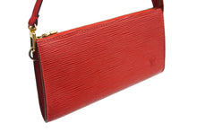 画像をギャラリービューアに読み込む, LOUIS VUITTON ルイヴィトン ポシェット アクセソワール アクセサリーポーチ M52947 エピ レッド ゴールド金具 美品 中古 66110