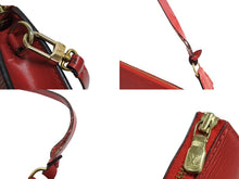 画像をギャラリービューアに読み込む, LOUIS VUITTON ルイヴィトン ポシェット アクセソワール アクセサリーポーチ M52947 エピ レッド ゴールド金具 美品 中古 66110