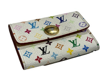 画像をギャラリービューアに読み込む, LOUIS VUITTON ルイヴィトン カードケース コインケース ポルトモネ・コージー モノグラム マルチカラー ホワイト M60006 美品 中古 66112