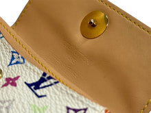画像をギャラリービューアに読み込む, LOUIS VUITTON ルイヴィトン カードケース コインケース ポルトモネ・コージー モノグラム マルチカラー ホワイト M60006 美品 中古 66112