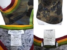 画像をギャラリービューアに読み込む, 極美品 Christian Dior クリスチャンディオール タンクトップ ノースリーブ サイズ38 ラスタカラー プリント 総柄 5P16155012 中古 66115