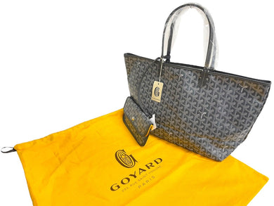新品未使用 GOYARD ゴヤール SAINTLOUIS PM VERT サンルイPM トートバッグ ゴヤールディンキャンバス グレー カーフスキン 66118