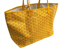 画像をギャラリービューアに読み込む, 新品未使用 GOYARD ゴヤール SAINTLOUIS PM VERT サンルイPM トートバッグ ゴヤールディンキャンバス イエロー カーフスキン 66119